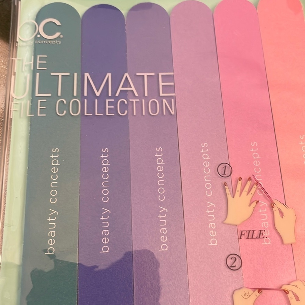 NEW Colorful Nail File Pack (5) - Picture 3 of 6